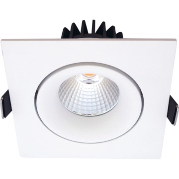 Velia PRO Tilt 9W, mat hvid firkantet